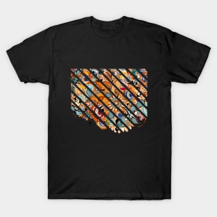 Floral abstract illustration truck art T-Shirt